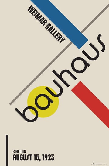 Bauhaus Wystawa - plakat 61x91,5 cm Galeria Plakatu