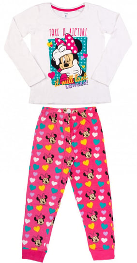 Bawełniana Piżama Myszka Minnie Piżamka Dziewczęca Disney