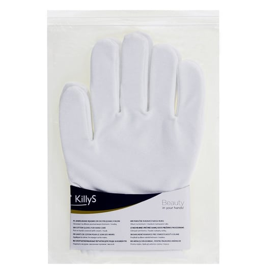 Bawełniane rękawiczki do pielęgnacji dłoni 2szt Killys