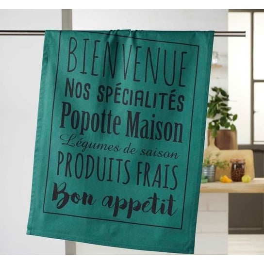 Bawełniany ręcznik Popote Maison Emeraude Inna marka