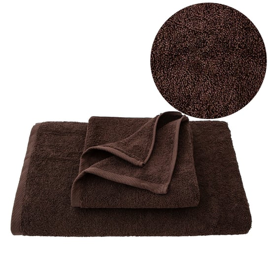 Bawełniany Ręcznik Spa 450G/M2 Brązowy Frotte 70X140 Cm Inna marka