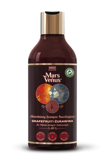 Bawełniany Szampon Nawilżający Grapefruit&Żurawina 360 ml MOSS LABS