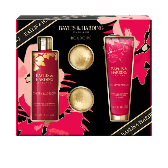 Baylis & Harding Boudiore Cherry Blossom luksusowy zestaw prezentowy upominkowy produktów do kąpieli Baylis&Harding
