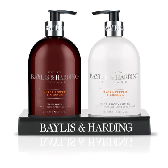 Baylis & Harding, Men's Black Pepper & Ginseng, Zestaw do pielęgnacji ciała, 2 szt. Baylis & Harding