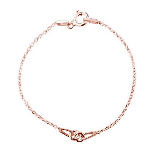 Baza do bransoletki srebro próba 925 s-bracelet 1-13 CM pozłacane różowym złotem 925.pl