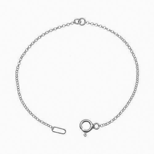 Baza do bransoletki srebro próba 925 S-bracelet 6 - 15 CM rodowane 925.pl