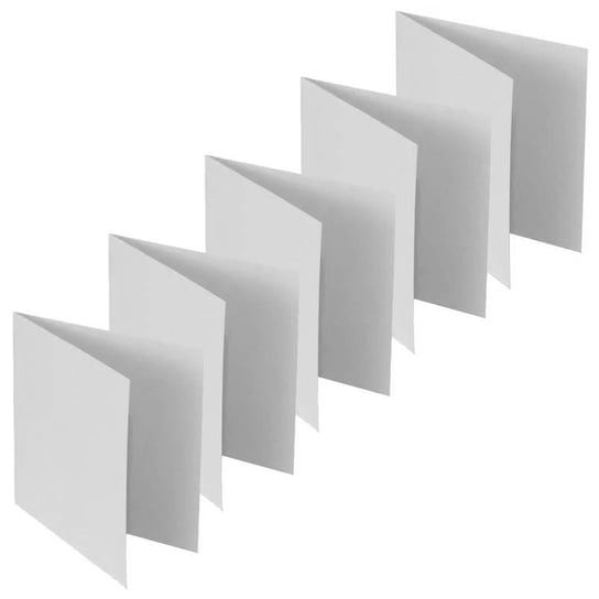 Baza do kartki 14x14 biała - Rzeczy z papieru - 5szt Rzeczy z Papieru