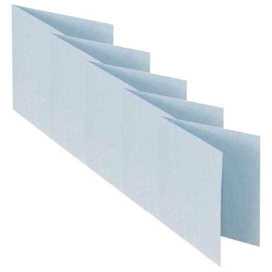 Baza do kartki błękitna 14x14 - Rzeczy z papieru - 5szt Rzeczy z Papieru