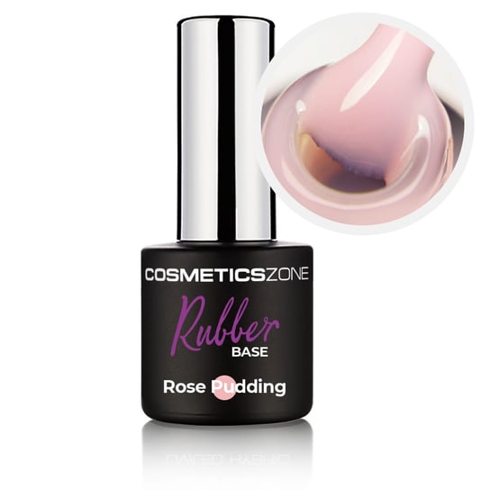 Baza kauczukowa jasny róż Rubber Rose Pudding 7ml Cosmetics Zone