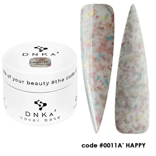 Baza kolorowa DNKa Cover Base nr 0011A' Happy, 30 ml DNKa