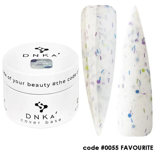 Baza kolorowa DNKa Cover Base nr 0055 Favourite, 30 ml DNKa