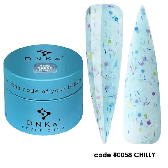 Baza kolorowa DNKa Cover Base nr 0058 Chilly, 30 ml DNKa