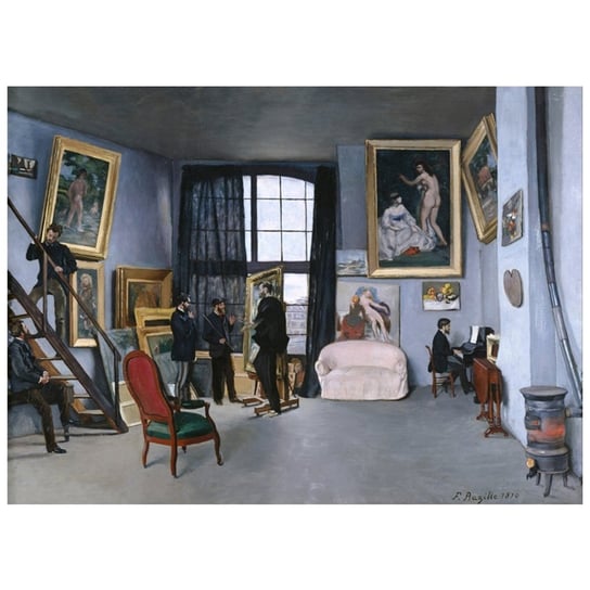 Bazille's Studio - Frédéric Bazille 50x80 Legendarte