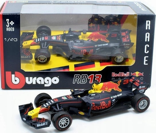 BBurago, bolid RB13 F1 Red Bull #3 D. Riccardo BBurago 1:43 Bburago