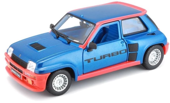 Bburago, Renault 5 Turbo Blue-Red 1:24 BBURAGO BBurago Bburago