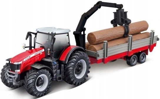 BBurago, traktor Massey Ferguson 8740S do drewna BBURAGO Bburago