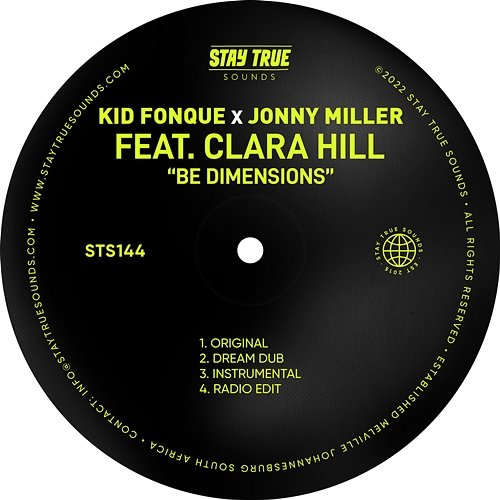 Be Dimensions Clara Hill, Jonny Miller, Kid Fonque