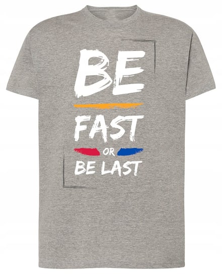 Be Fast or Last T-Shirt Modny Rozm.3XL Inna marka