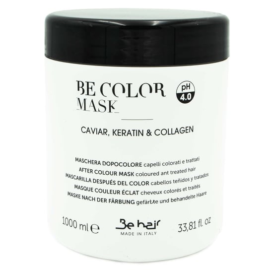Be Hair BE COLOR Caviar Keratin & Collagen Nawilżająca Maska Włosy Farbowane, chroni kolor, regeneruje, odżywia Inna marka