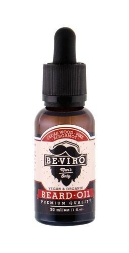BE-VIRO Beard Oil Men's Only olejek do zarostu dla mężczyzn 30ml (Cedar Wood, Bergamot, Pine) BE-VIRO
