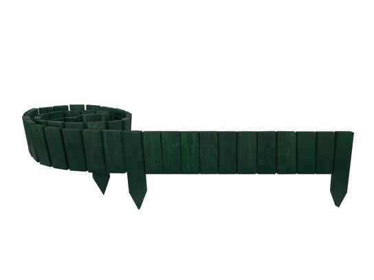 be4nature Rollborder II Elastyczny płot ogrodzeniowy Zielony 203 x 10 cm be4nature