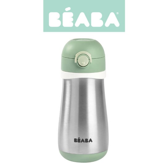 Beaba, Bidon termiczny termobutelka, 350 ml, Sage green Beaba
