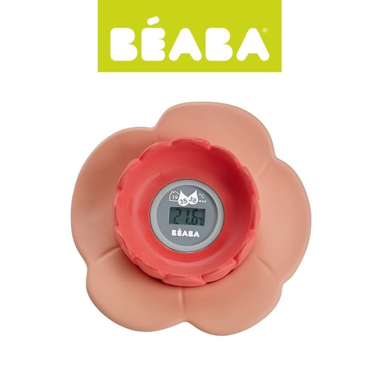 Beaba, Lotus, Termometr do kąpieli, Nude/Coral Beaba