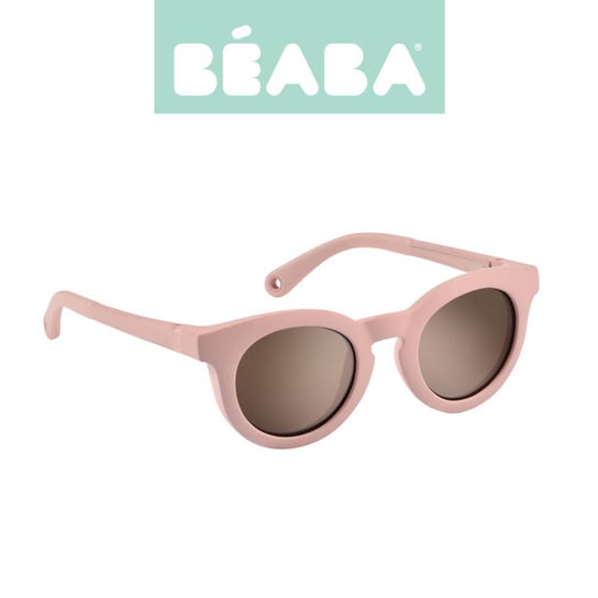 Beaba, Okulary przeciwsłoneczne dla dzieci, 2-4 lata Happy - Dusty rose Beaba