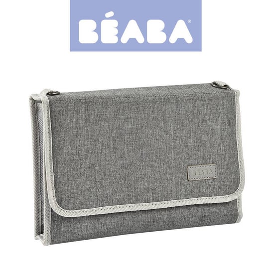 Beaba, Przewijak podróżny z etui na akcesoria, Heather Grey Beaba