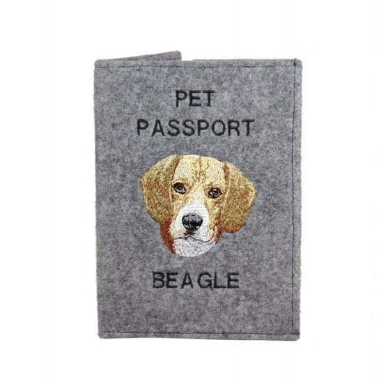 Beagle Haftowany pokrowiec na paszport Inna marka