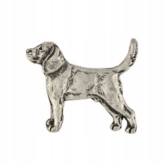 Beagle posrebrzany pin, broszka Inna marka