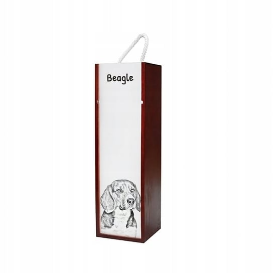 Beagle Pudełko na wino, alkohol, z grafiką Inna marka