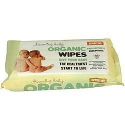 Beaming Baby, Baby Wipes, Ekologiczne Chusteczki nawilżane, organiczne, 72 szt. Beaming Baby