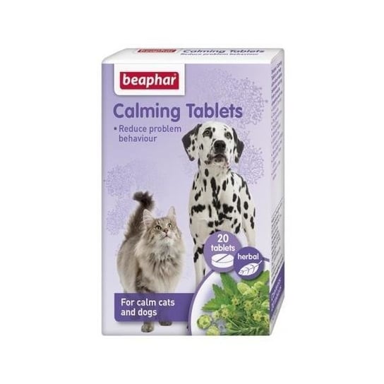 Beaphar Calming Tablets 20szt - tabletki na uspokojnie dla psów i kotów Beaphar