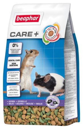 Beaphar care+ gerbil/mouse karma dla myszoskoczek i myszy 700g Beaphar