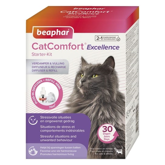 BEAPHAR CatComfort Calming Diffuser - z zawartością feromonów dla kotów - 48ml Beaphar