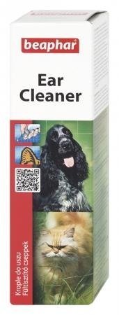 Beaphar Ear Cleaner 50ml krople do pielęgnacji uszu dla psów i kotów 50 ml Beaphar
