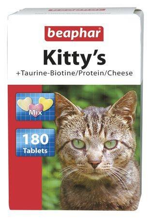 Beaphar Kitty`S Mix 180 szt, przysmak witaminowy dla kota Beaphar
