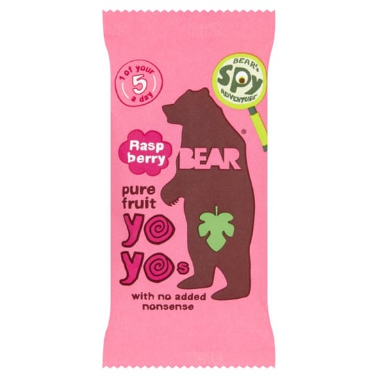 Bear YoYo Przekąska Malina bez dodatku cukru - 20 g Bear