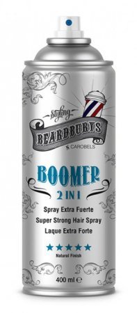Beardburys, Boomer, lakier do włosów 2w1, 400 ml Beardburys