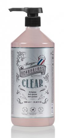Beardburys, Clear, szampon oczyszczający, 1000 ml Beardburys