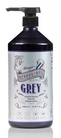 Beardburys, Grey, szampon do włosów siwych, 1000 ml Beardburys