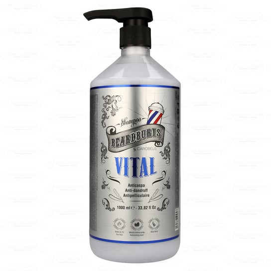 Beardburys, Vital, szampon przeciwłupieżowy, 1000 ml Beardburys