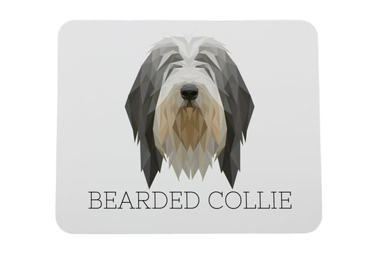 Bearded Collie podkładka geometryczny Art-Dog Inna marka