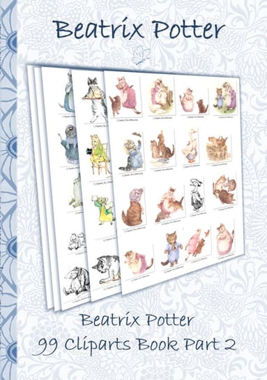 Beatrix Potter 99 Cliparts Book Part 2 ( Peter Rabbit ) Potter Beatrix, Potter Elizabeth M.