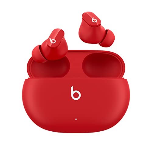 Beats Studio Buds – Całkowicie bezprzewodowe słuchawki douszne z redukcją szumów – Słuchawki Bluetooth odporne na pot, kompatybilne z urządzeniami Apple i Android – Beats Red Beats