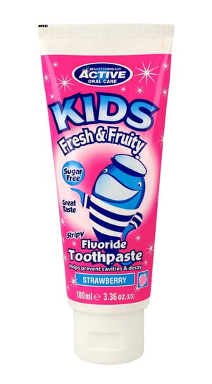 Beauty Formulas, Active Oral Care, pasta do zębów dla dzieci, Fresh&Fruit, 100 ml Beauty Formulas