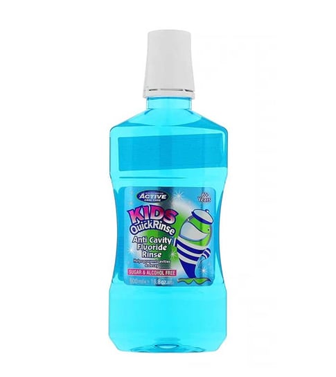 Beauty Formulas, Active Oral Care, płyn do płukania ust dla dzieci Quick Rinse, 500 ml Beauty Formulas