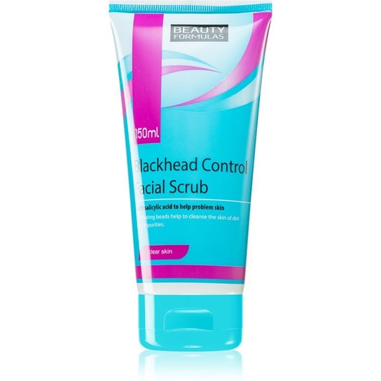 Beauty Formulas Clear Skin Blackhead Control peeling oczyszczający przeciw zaskórnikom 150 ml Beauty Formulas
