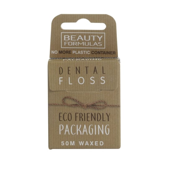 Beauty Formulas Eco friendly dental floss ekologiczna woskowana nić dentystyczna 50m Beauty Formulas